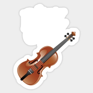 Pizz Off Funny Violinist Violin Sticker
